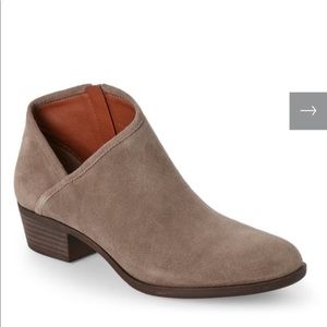 Lucky brand suede ankle booties
